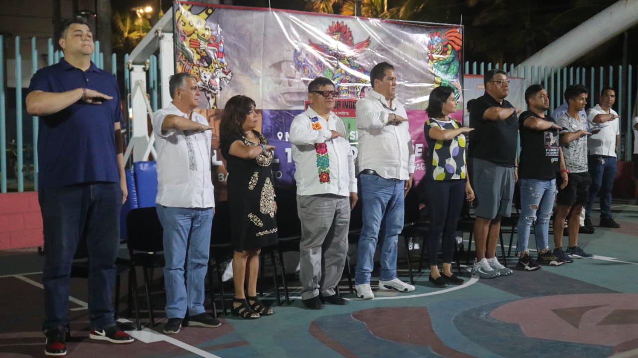 $!Celebran apertura de primera edición de Olimpiada Indígena Zona Norte