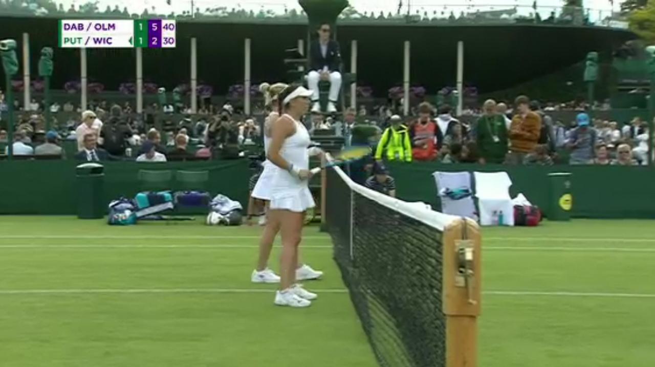 $!Giuliana Olmos remonta y avanza a la segunda ronda en Wimbledon