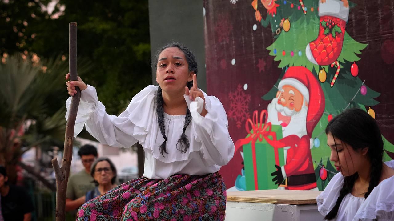 $!Alumnos del Centro Municipal de Artes fueron integrados en esta posada.
