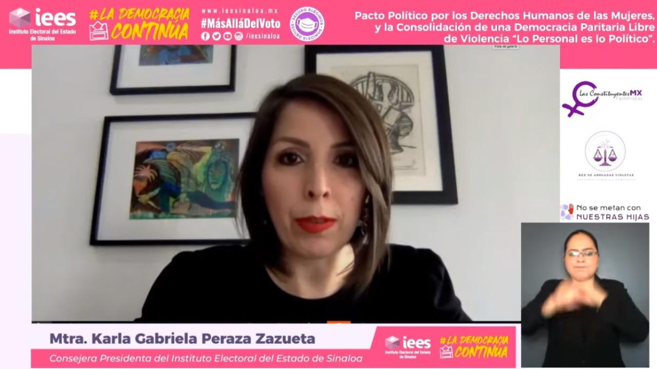 $!Firman partidos pacto político por derechos humanos de las mujeres en Sinaloa