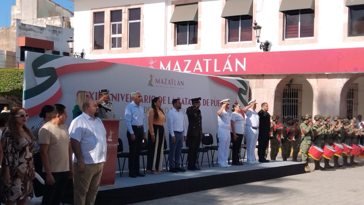 $!Mazatlán conmemora el 163 aniversario de la Batalla de Puebla
