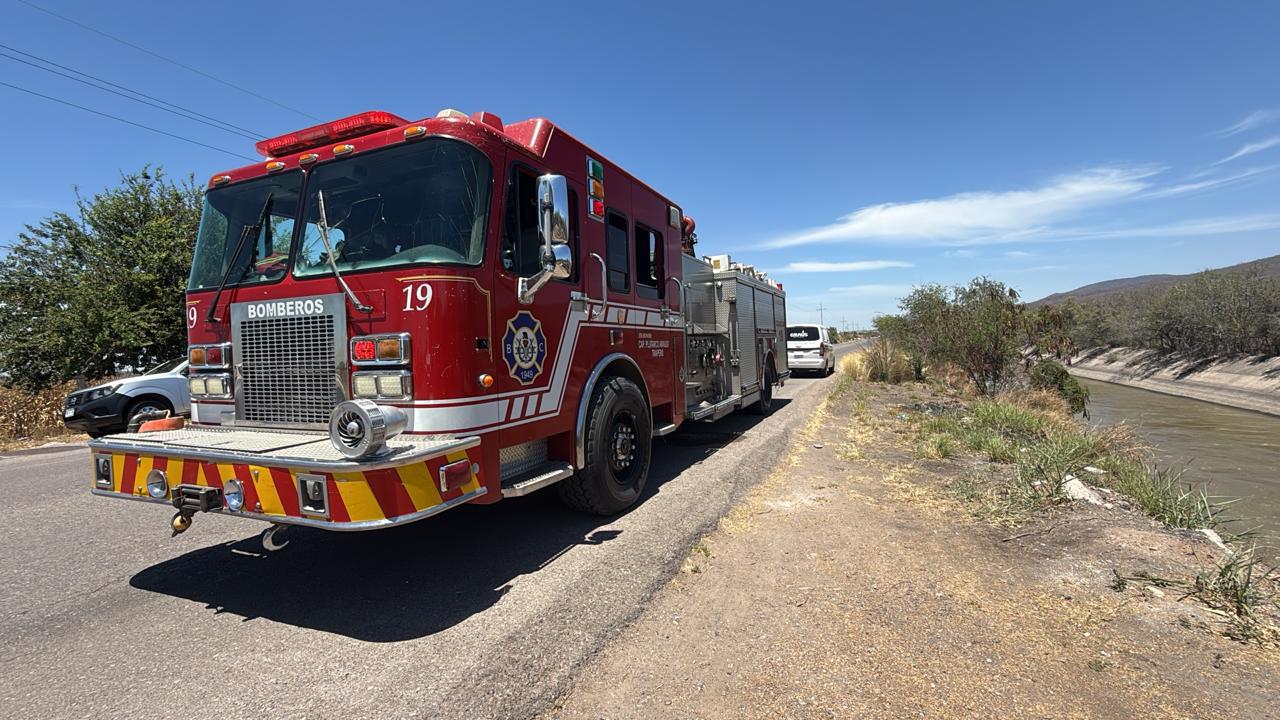 $!Hallan a una persona sin vida dentro de canal San Lorenzo, al sur de Culiacán