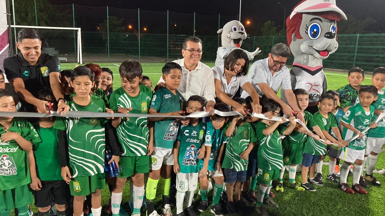 $!Rehabilitan espacio deportivo La Foresta; piden apoyo de seguridad