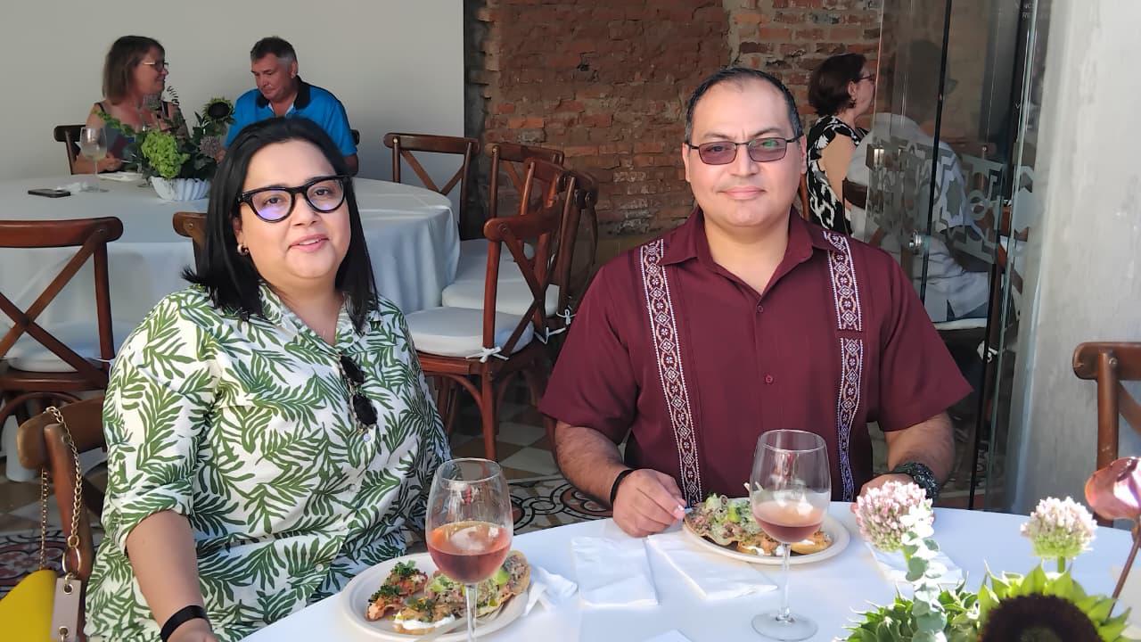 $!Ana López Amarillas y Miguel Ángel Castañeda.