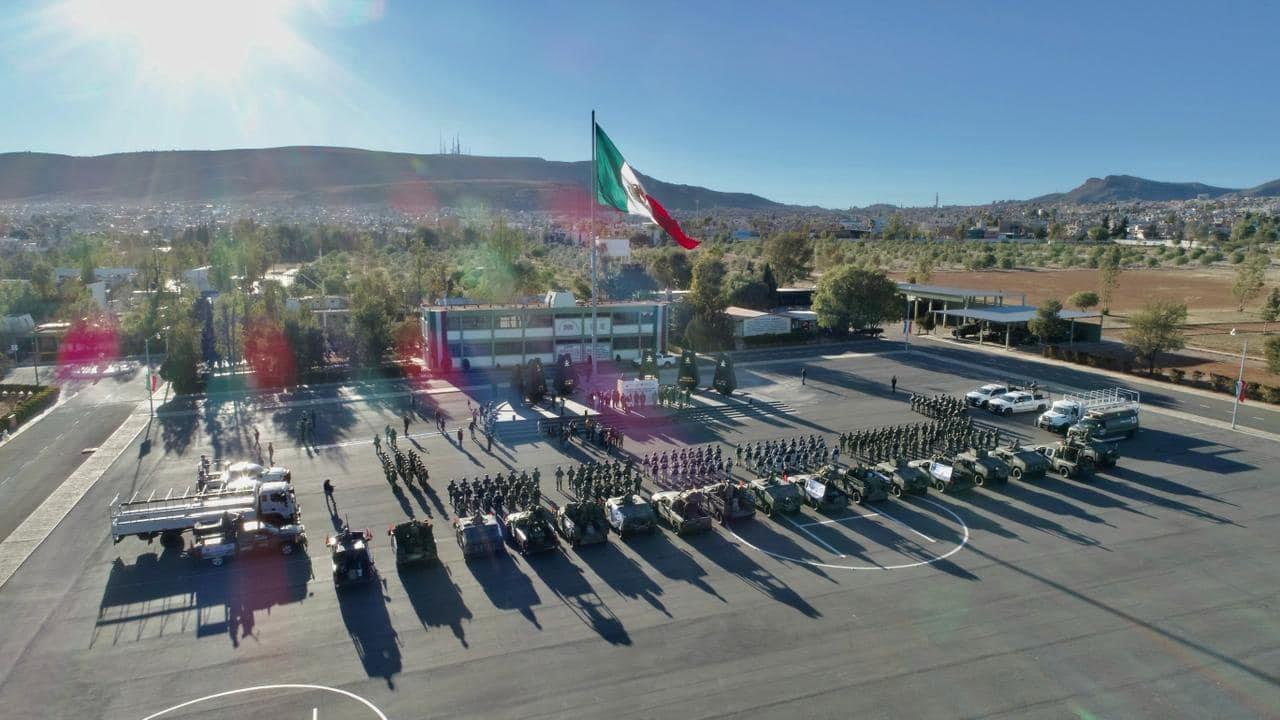 $!Despliegan a 660 militares y agentes de la Guardia Nacional en Zacatecas