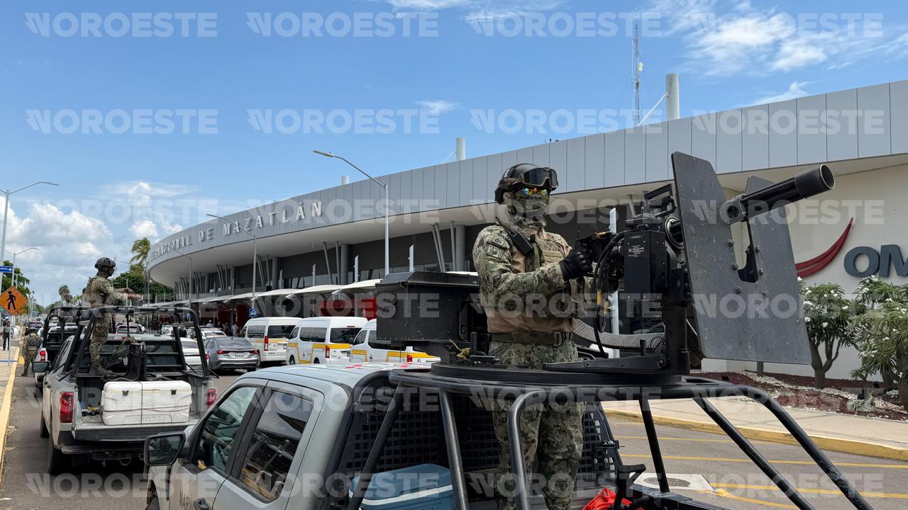 $!Balacera y persecución se registra en la zona del aeropuerto en Mazatlán