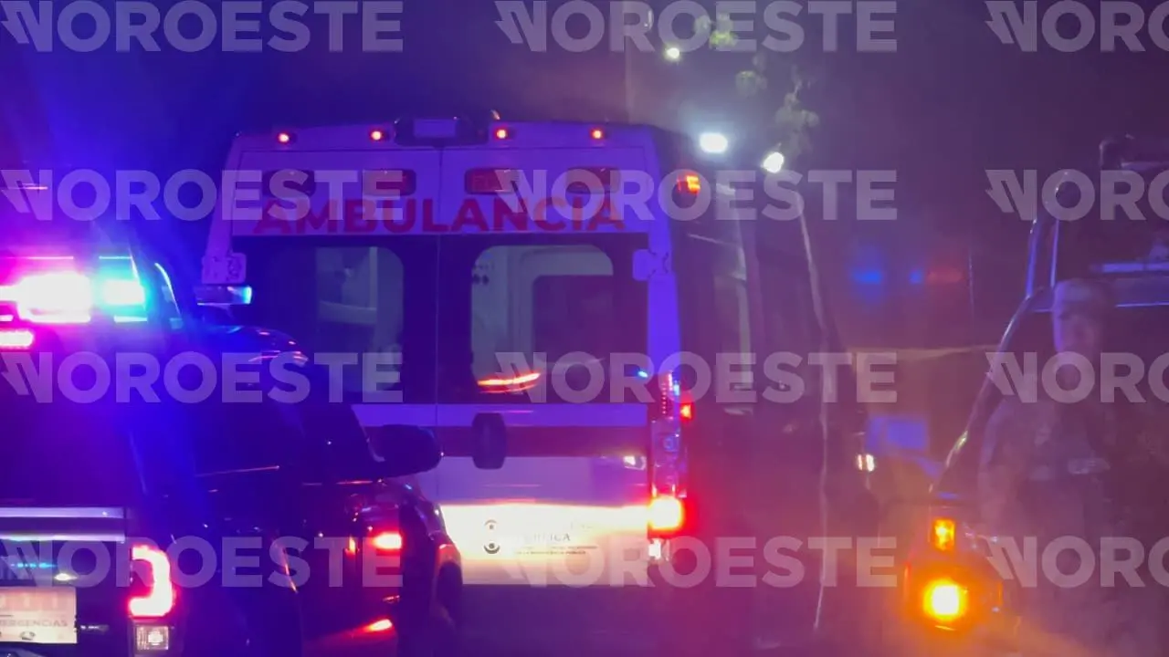 $!Hombre es herido de bala en el Vallajo Viejo y lo trasladan a un hospital, en Culiacán