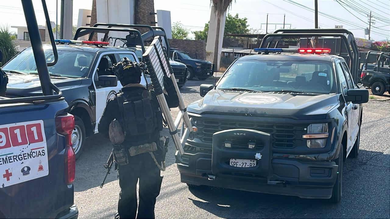 $!Despliegan fuerte operativo en motel de Culiacán tras reporte de personas armadas