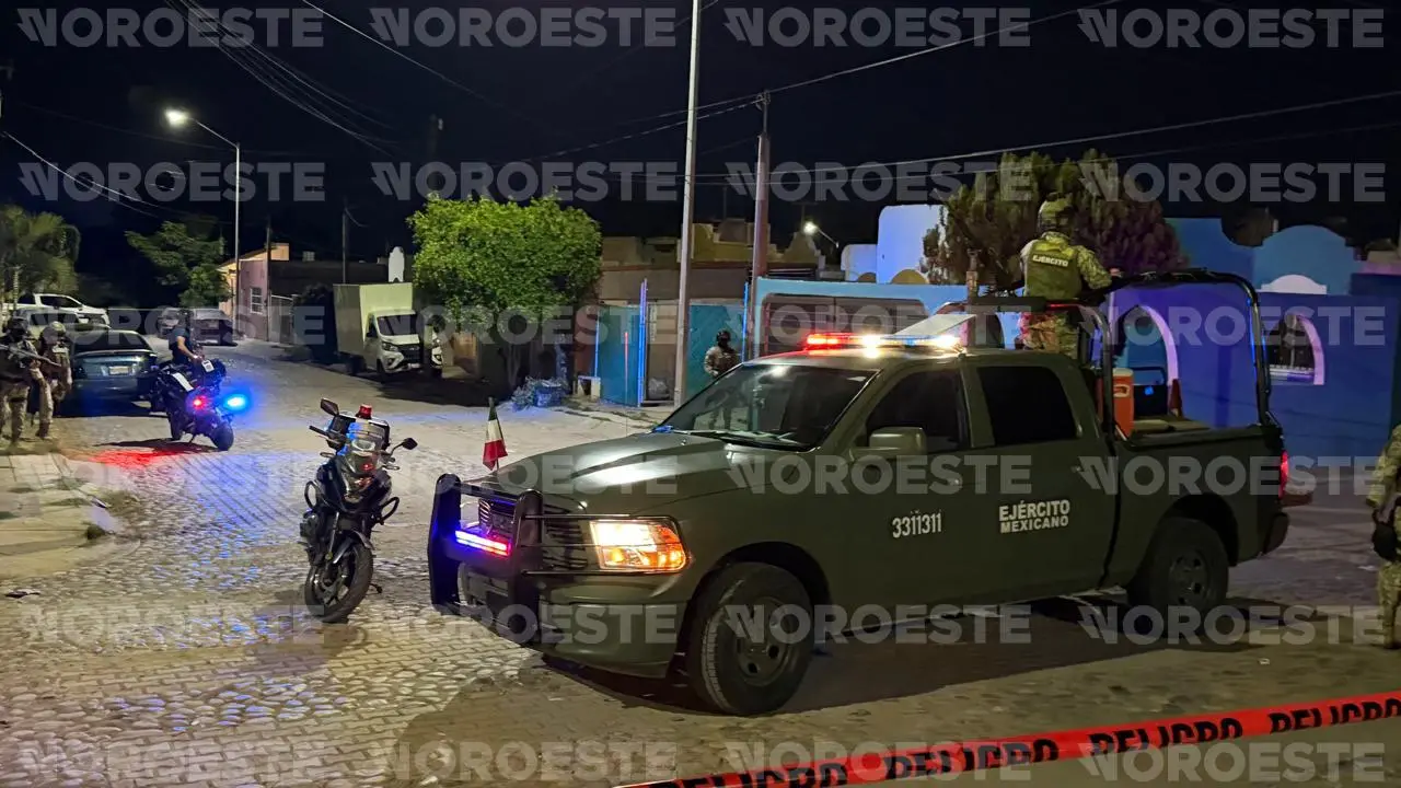 $!Atacan a balazos vivienda en Villa de las Flores, en Mazatlán