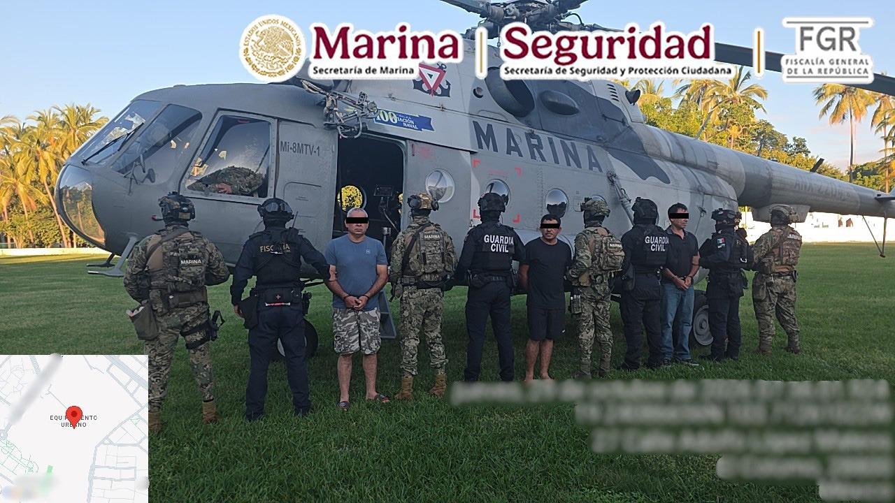 $!Caen tres presuntos líderes criminales en Michoacán; los vinculan con rutas marítimas de cocaína