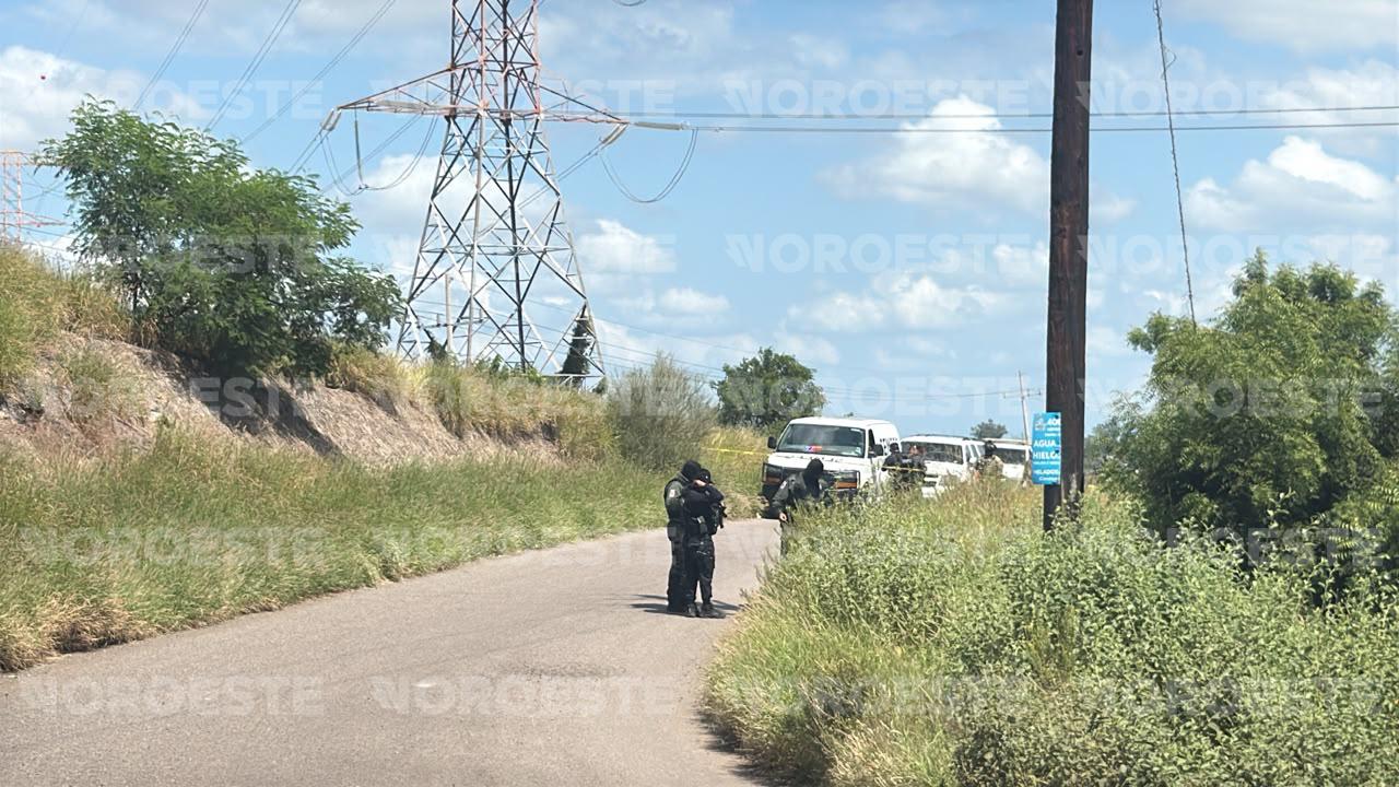 $!Encuentran un cuerpo envuelto en plástico cerca de La Costerita, en Navolato