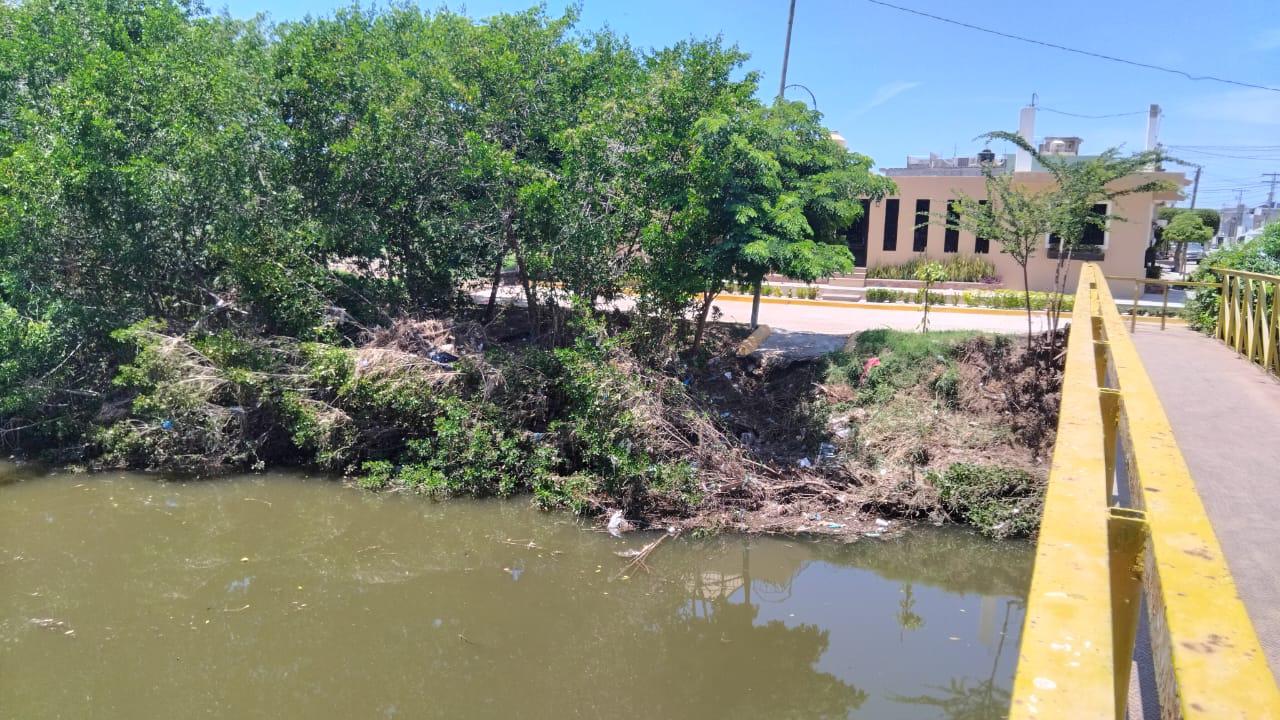 $!Basura y maleza se acumulan en el Arroyo Jabalines pese a jornada de limpieza