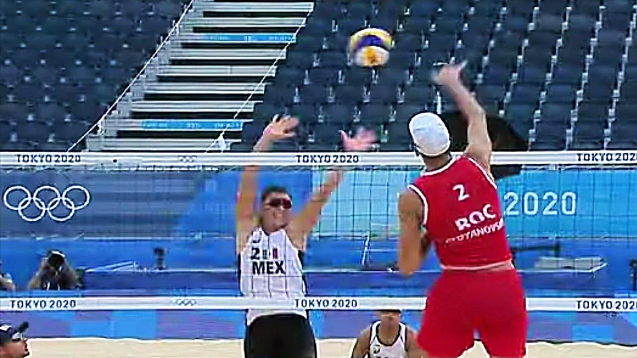 $!Sinaloenses José Luis Rubio y Josué Gastón Gaxiola caen en su debut en voleibol de playa