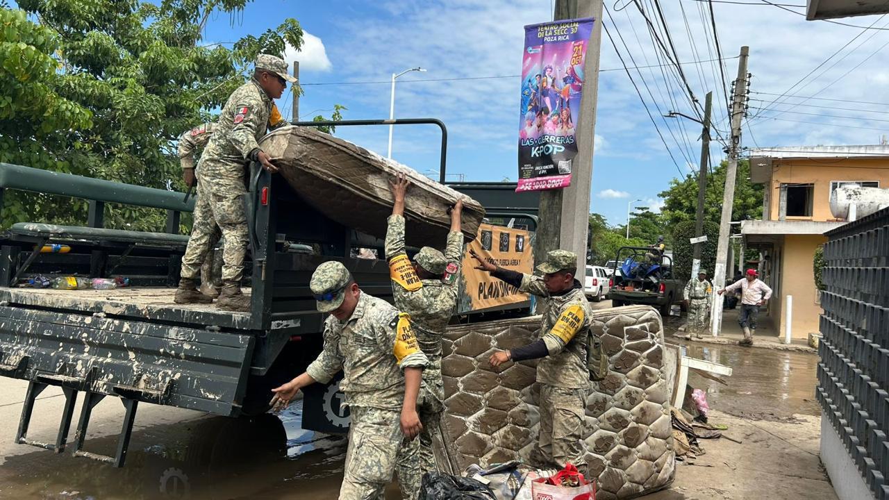 $!Suman 66 muertos por lluvias en México y hay 75 desaparecidos: Sheinbaum