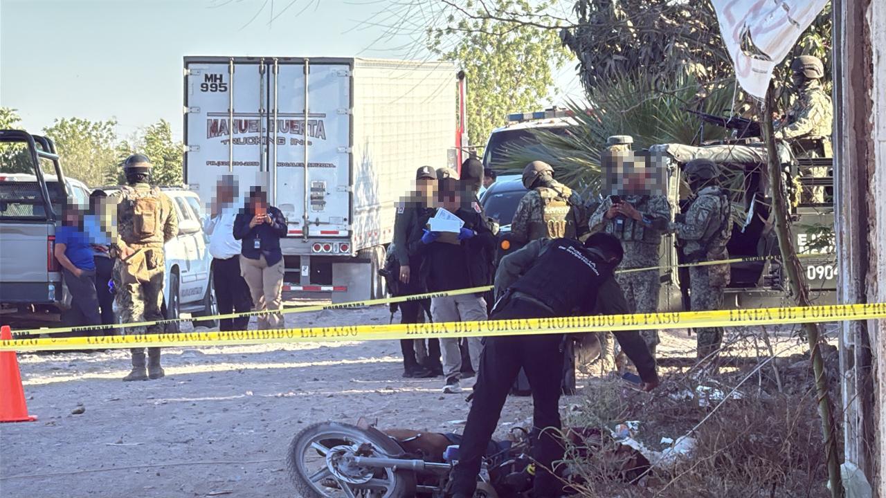 $!Asesinan a motociclista en Campo El 10, al sur de Culiacán