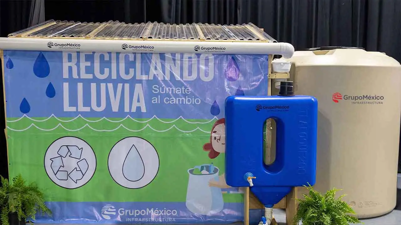 $!Reciclando Lluvia, el programa de Grupo México que capta agua pluvial en escuelas de Campeche