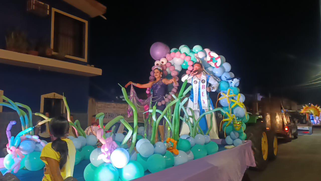 $!Con desfile, inician las Fiestas del Mar de Las Cabras