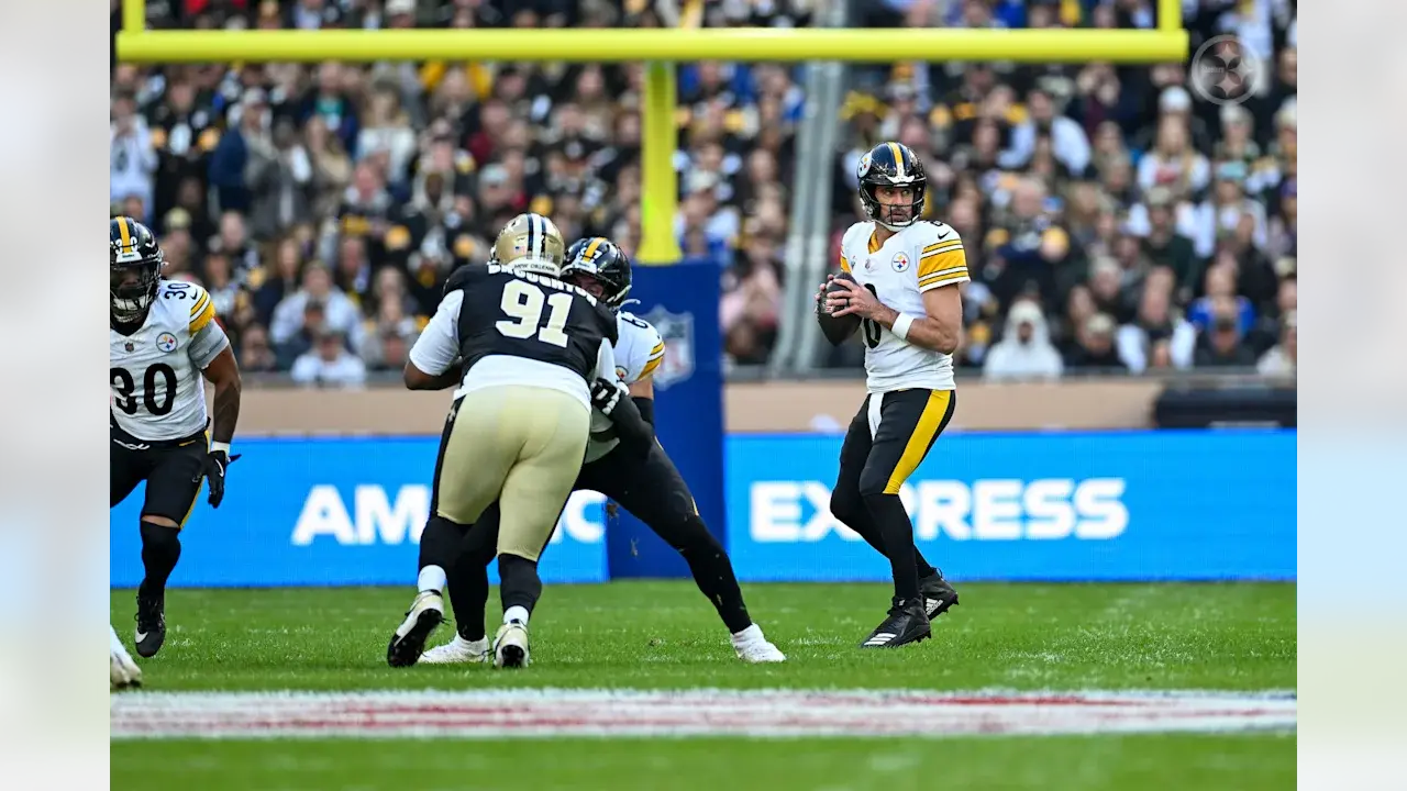 $!Los Pittsburgh Steelers se imponen 16-10 a los Saints en el primer partido oficial de la NFL en Francia