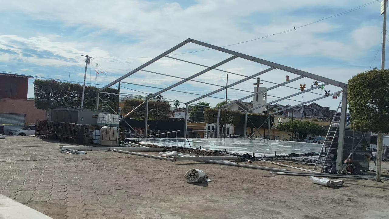 $!Retiran pista de hielo tras temporada decembrina en El Rosario