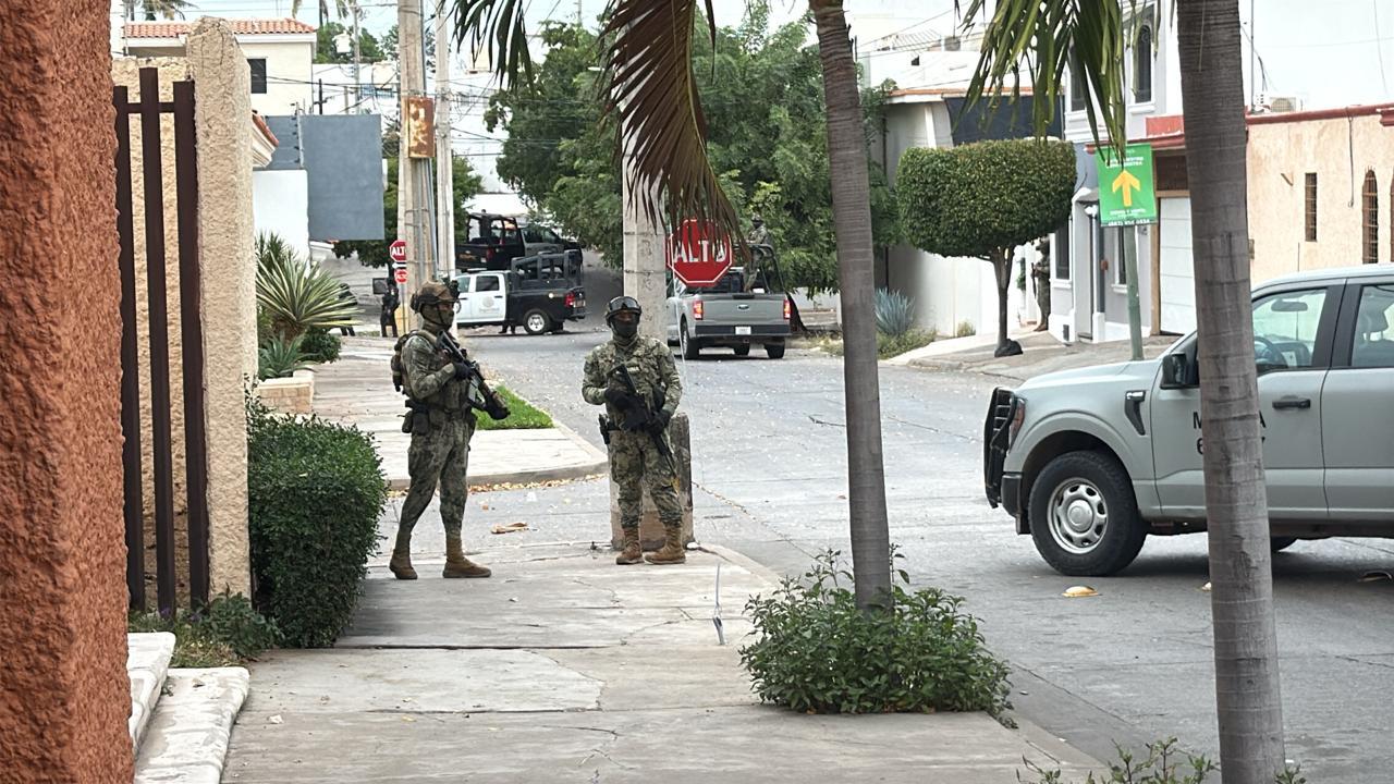 $!Detienen a ‘El Sagitario’ en operativo federal en la colonia Guadalupe, en Culiacán