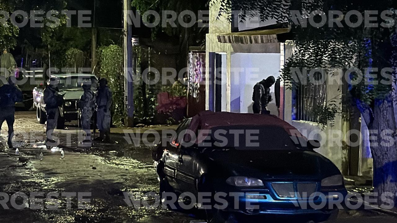 $!Asesinan a balazos a una persona en colonia Los Alamitos, al norte de Culiacán