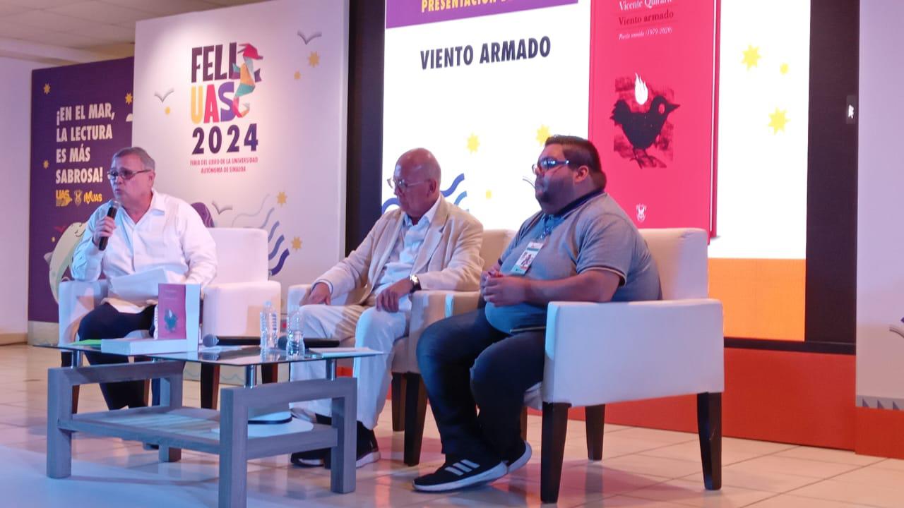 $!Reúne Vicente Quirarte cuatro décadas de poesía en ‘Viento Armado’