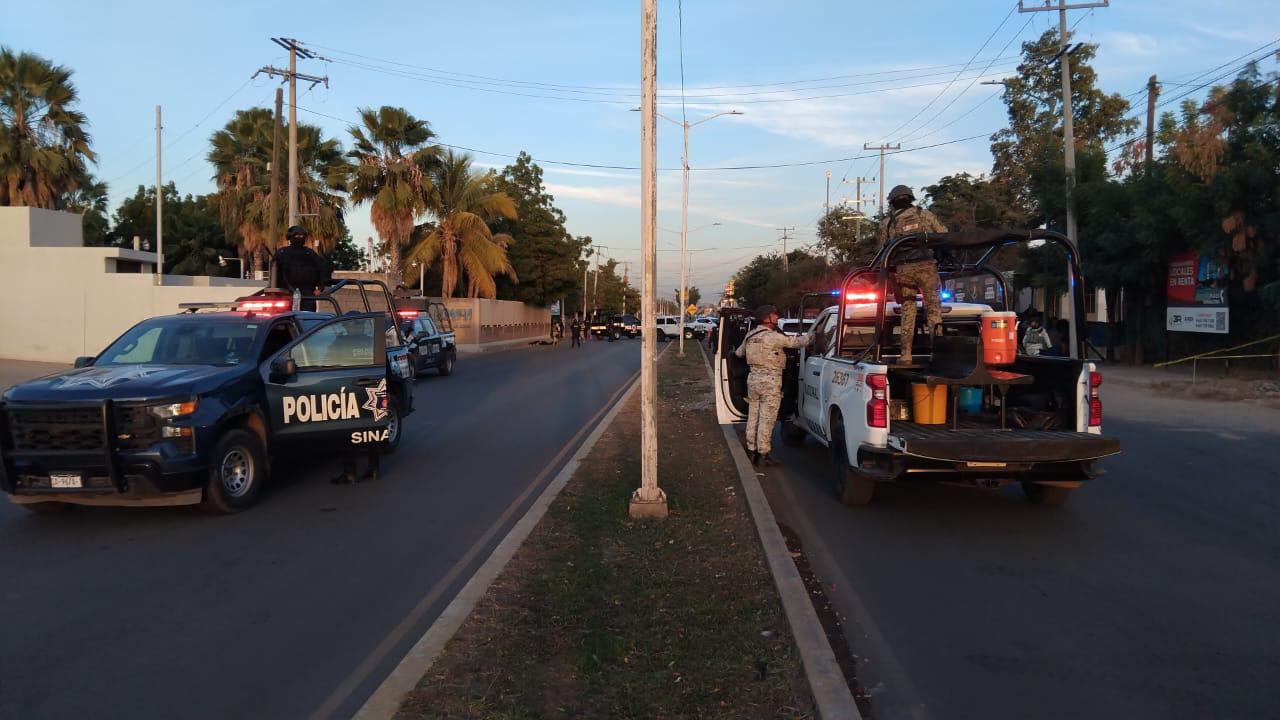 $!Enfrentamiento en Culiacán deja 2 muertos y 6 heridos