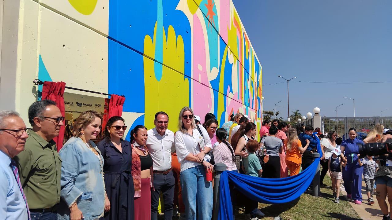 $!Inauguran mural inclusivo en el Centro de Autismo de Sinaloa para visibilizar a las infancias