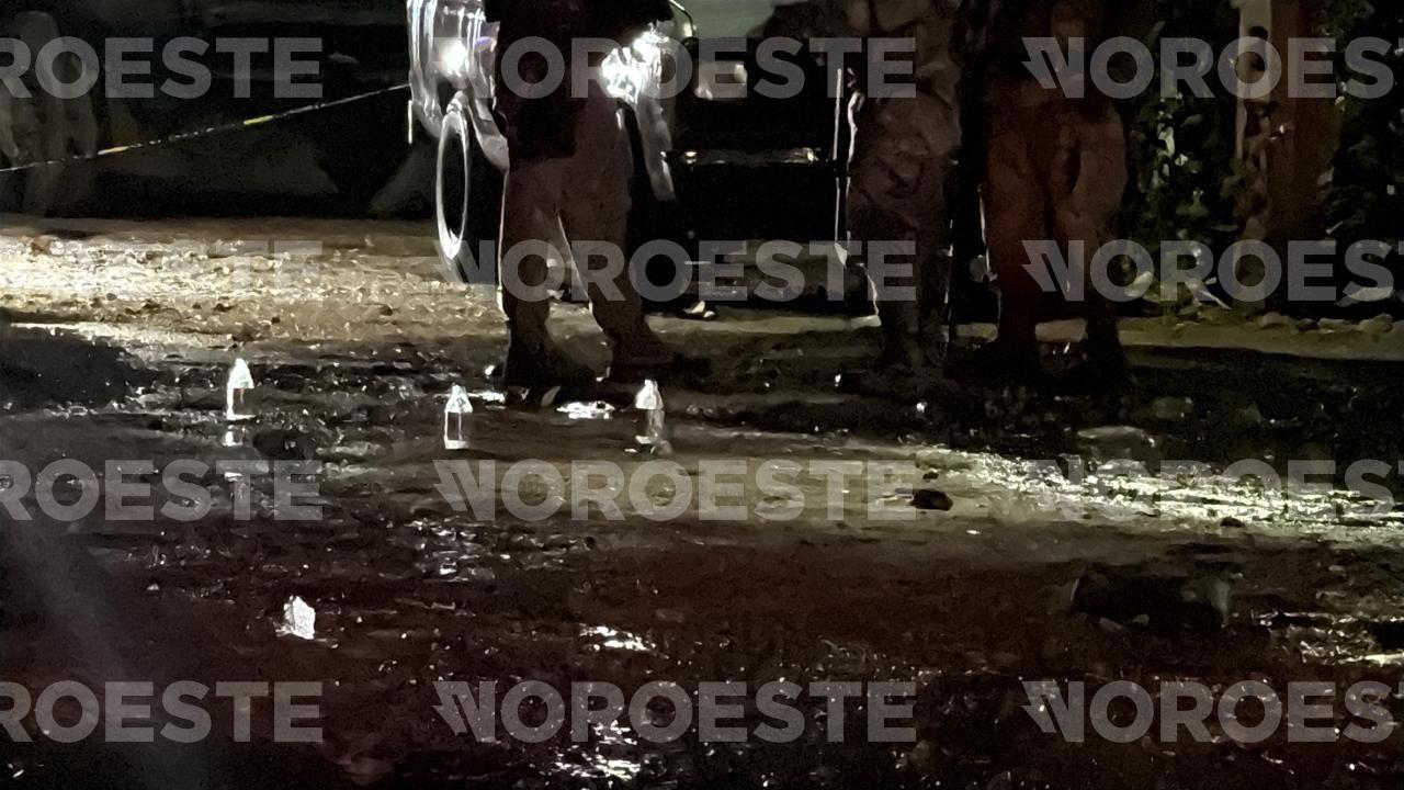 $!Asesinan a balazos a una persona en colonia Los Alamitos, al norte de Culiacán