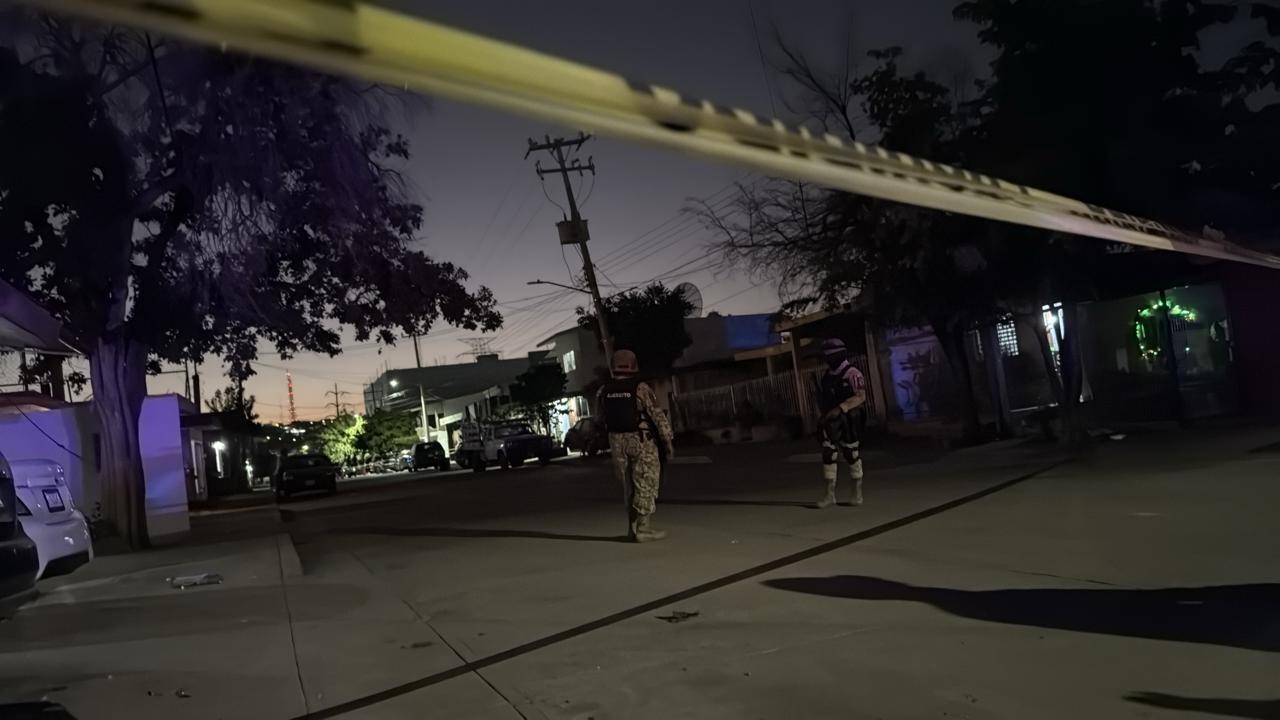 $!Ataque armado deja un muerto y un herido en la colonia Emiliano Zapata, en Culiacán