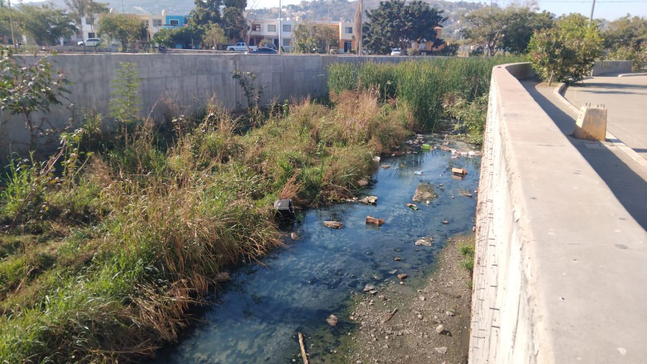 $!Vecinos de La Foresta exigen intervención de Jumapam por fugas de agua y contaminación del arroyo Jabalines