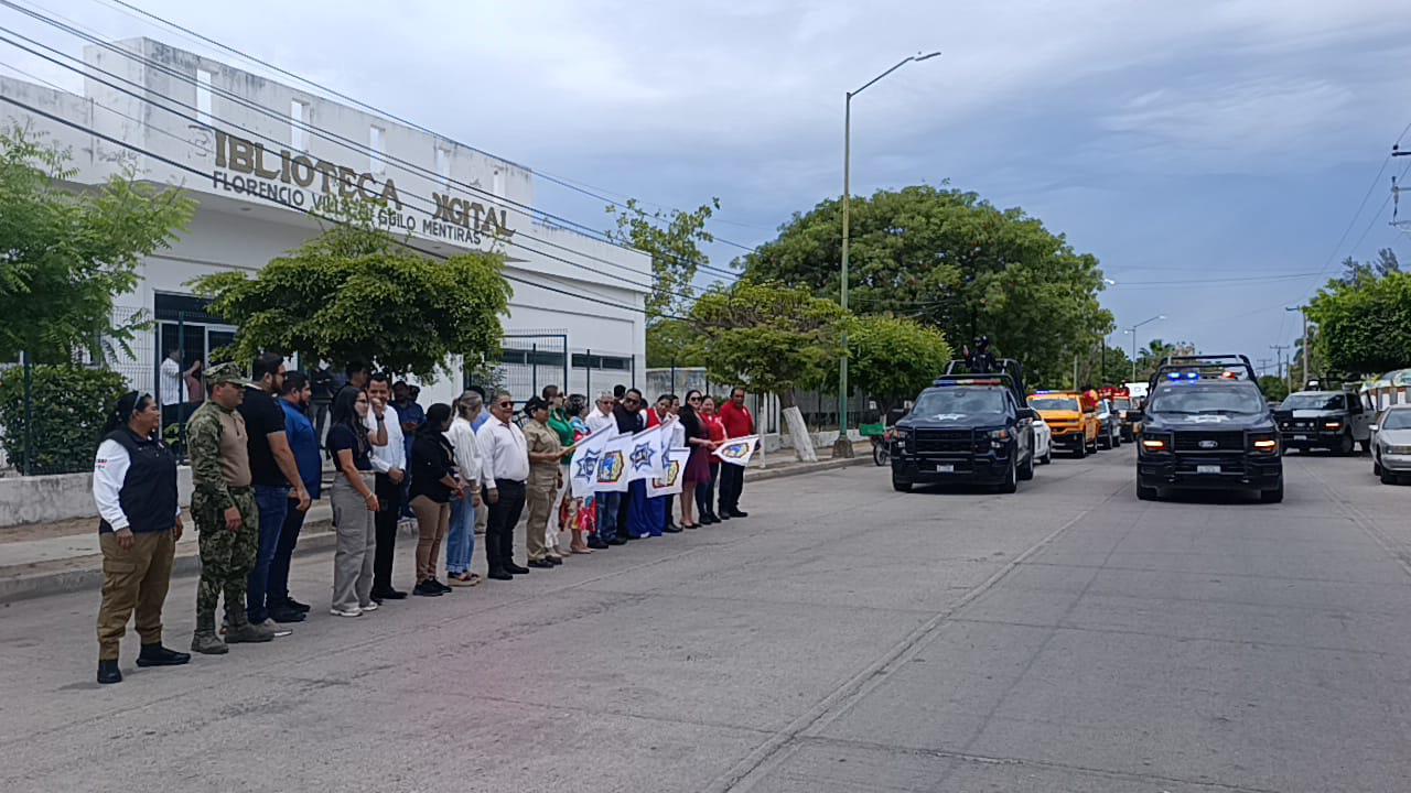 $!Dan banderazo del Operativo de Seguridad para las Fiestas del Mar de Las Cabras