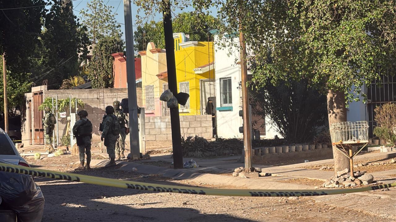 $!Ataque armado deja un muerto y un herido dentro de una vivienda en Rincón del Parque, en Culiacán