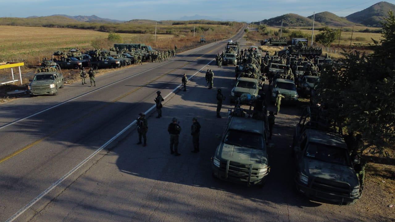 $!Arriban 600 elementos del Ejército Mexicano para reforzar la seguridad en Sinaloa