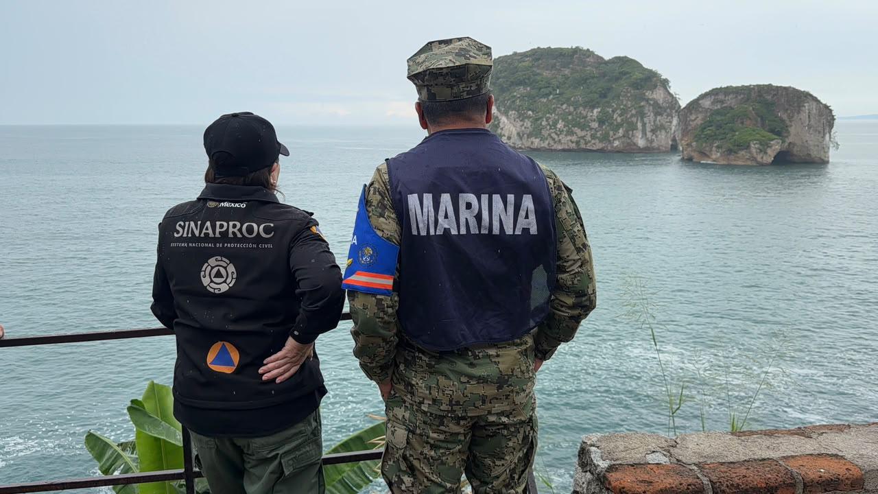 $!Marina mantiene activo el Plan Marina y fortalece la prevención ante la degradación del huracán ‘Simon’