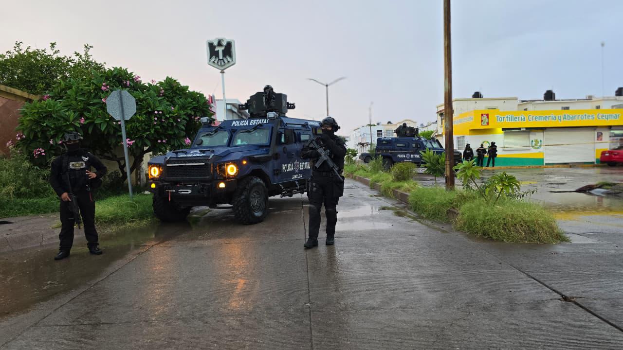 $!Cinco abatidos y un agente estatal herido durante enfrentamiento en Urbivilla del Cedro, en Culiacán