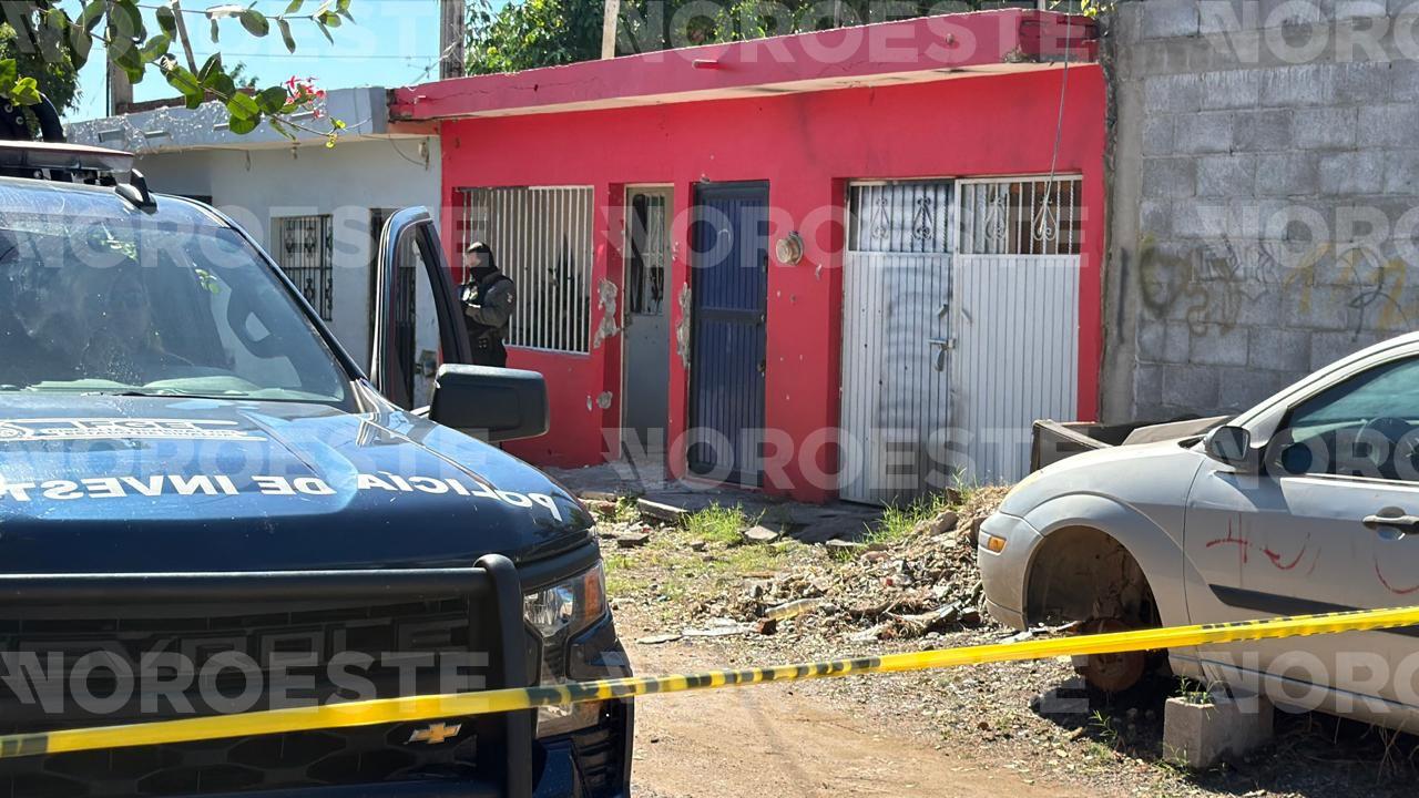 $!Atacan a balazos fachada de vivienda en la colonia Flores Magón, en Mazatlán