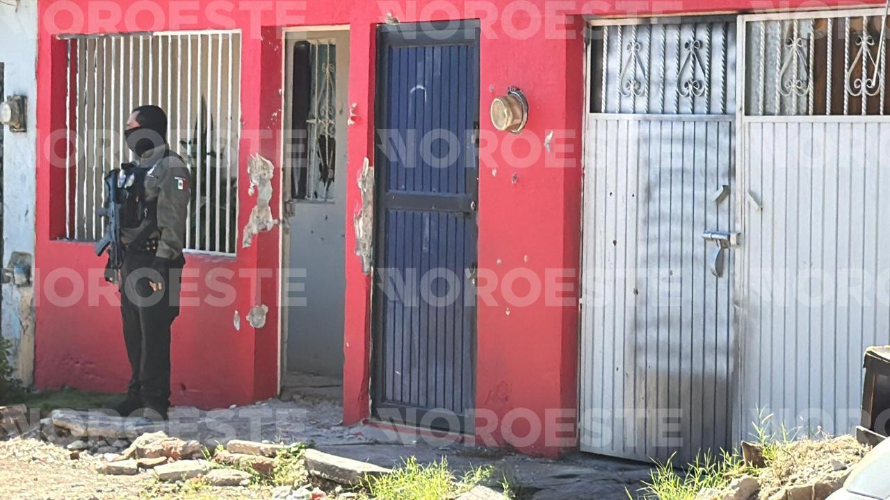 $!Atacan a balazos fachada de vivienda en la colonia Flores Magón, en Mazatlán