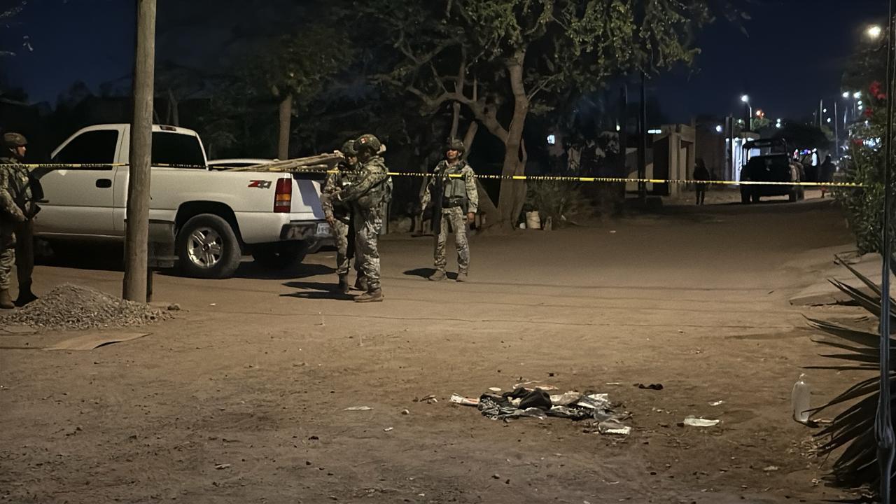 $!Agresión deja a un hombre herido de bala en la colonia Felipe Ángeles, en Culiacán