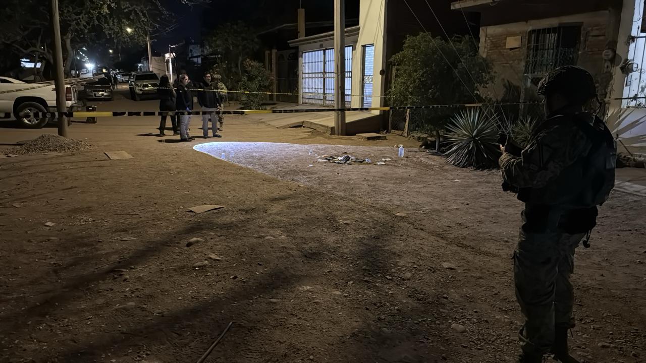 $!Agresión deja a un hombre herido de bala en la colonia Felipe Ángeles, en Culiacán