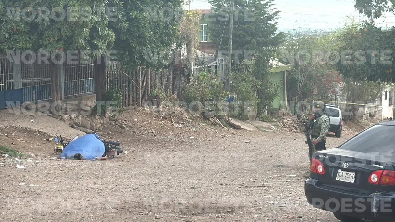 $!Matan a otro motociclista en la colonia República Mexicana, en Culiacán; suman dos ataques en menos de dos horas