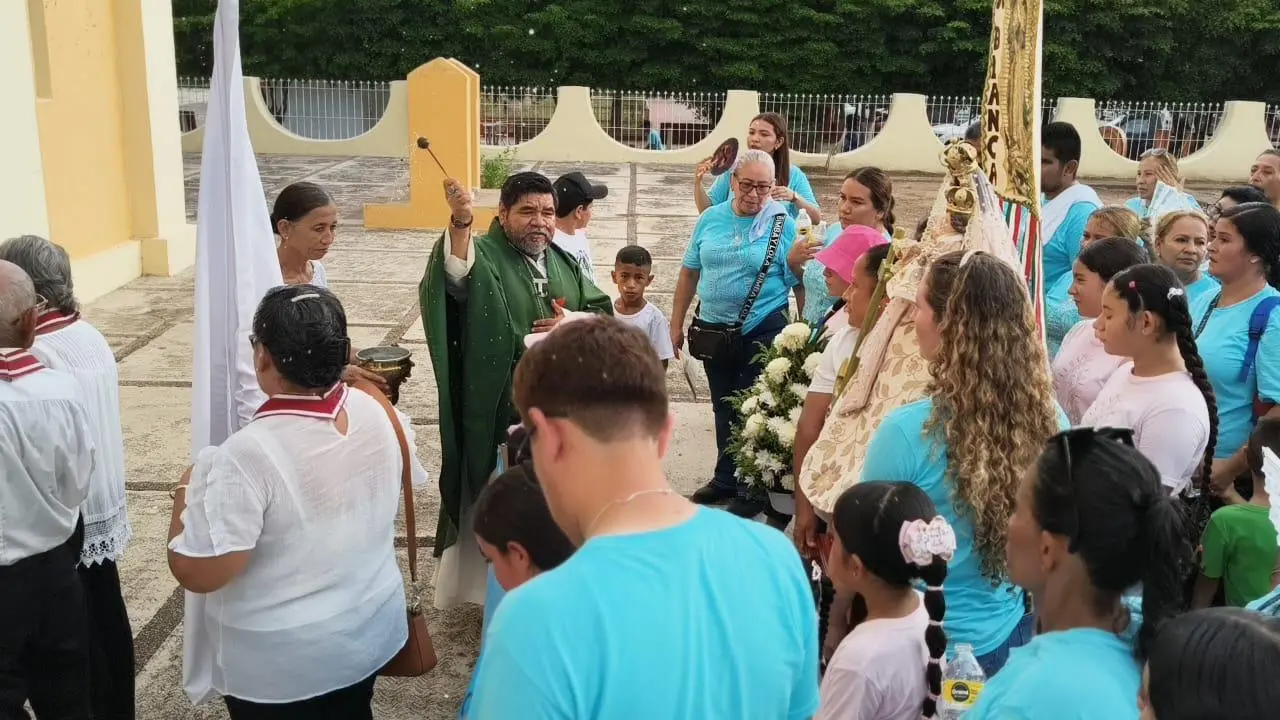 $!Inician novenario en honor a Nuestra Señora de Loreto en Cacalotán, Rosario