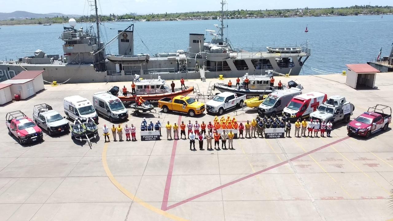 $!Inicia Plan Marina ‘Operación Salvavidas Verano 2026’, en Mazatlán