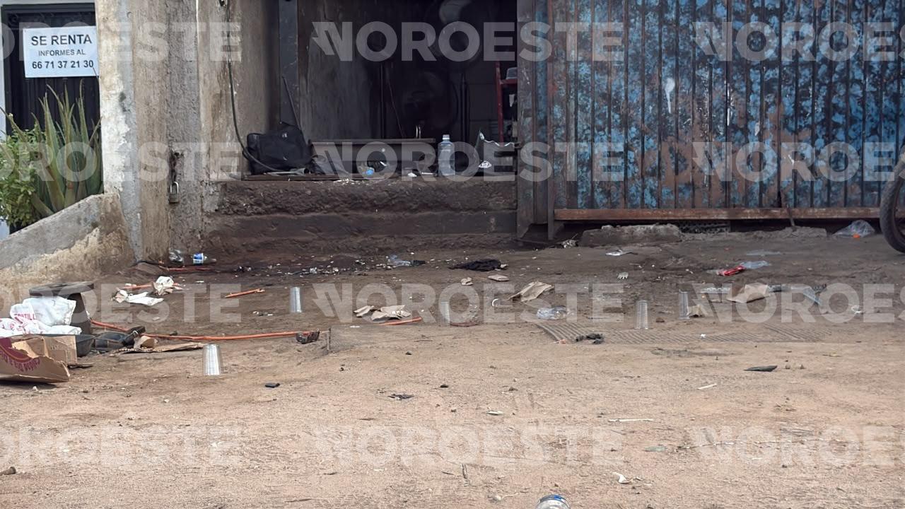 $!Hombre es herido a balazos en bodega de fierro viejo en la colonia Agrarista Mexicana, en Culiacán