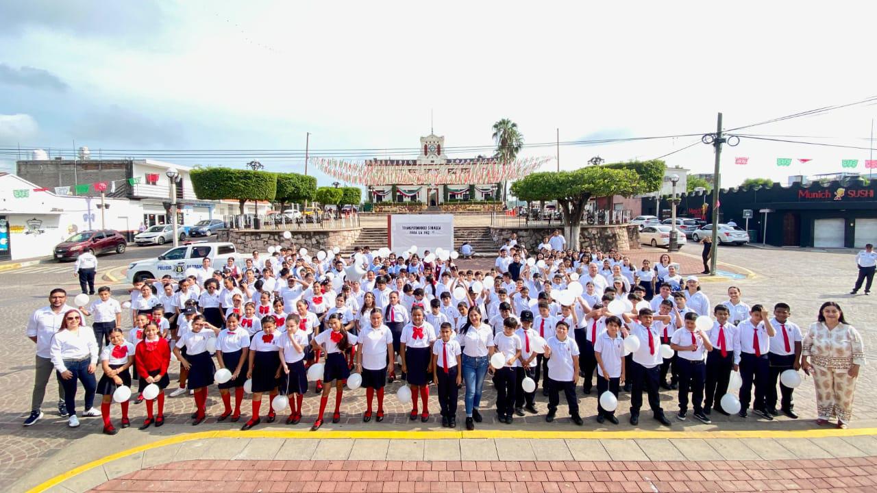 $!Estudiantes de Rosario participan en programas preventivos con mensajes de paz