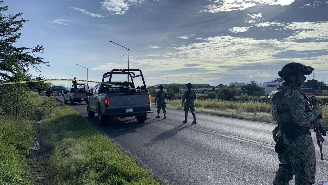 $!Hallan restos humanos en una bolsa negra en la avenida Federalismo, en Culiacán