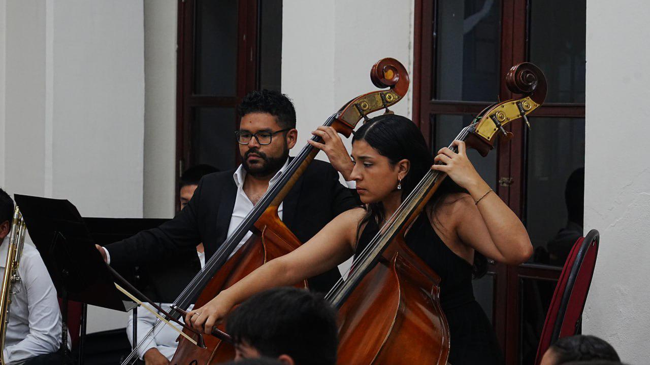 $!Gran virtuosismo para tocar sus instrumentos mostraron los alumnos.