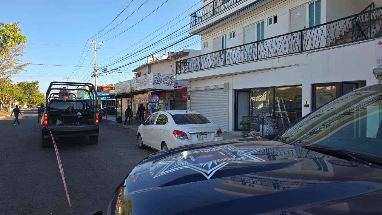 $!Balean a un comerciante en local de la colonia Horizontes, en Culiacán