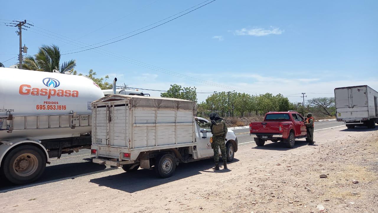 $!En Escuinapa se despliegan Ejército, Marina y Guardia Nacional tras reporte de grupo armado