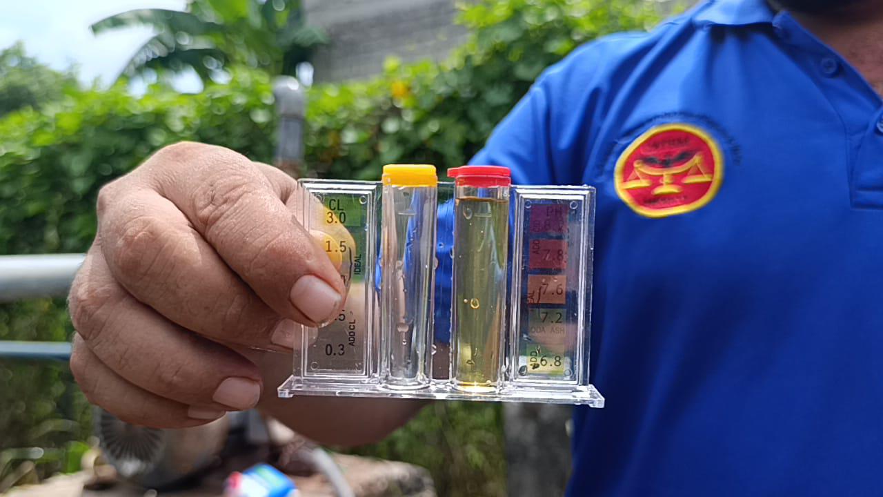 $!Resuelven problema de aguas negras en Escuinapa, pero sigue turbia; es apta para usarse: Jumapae